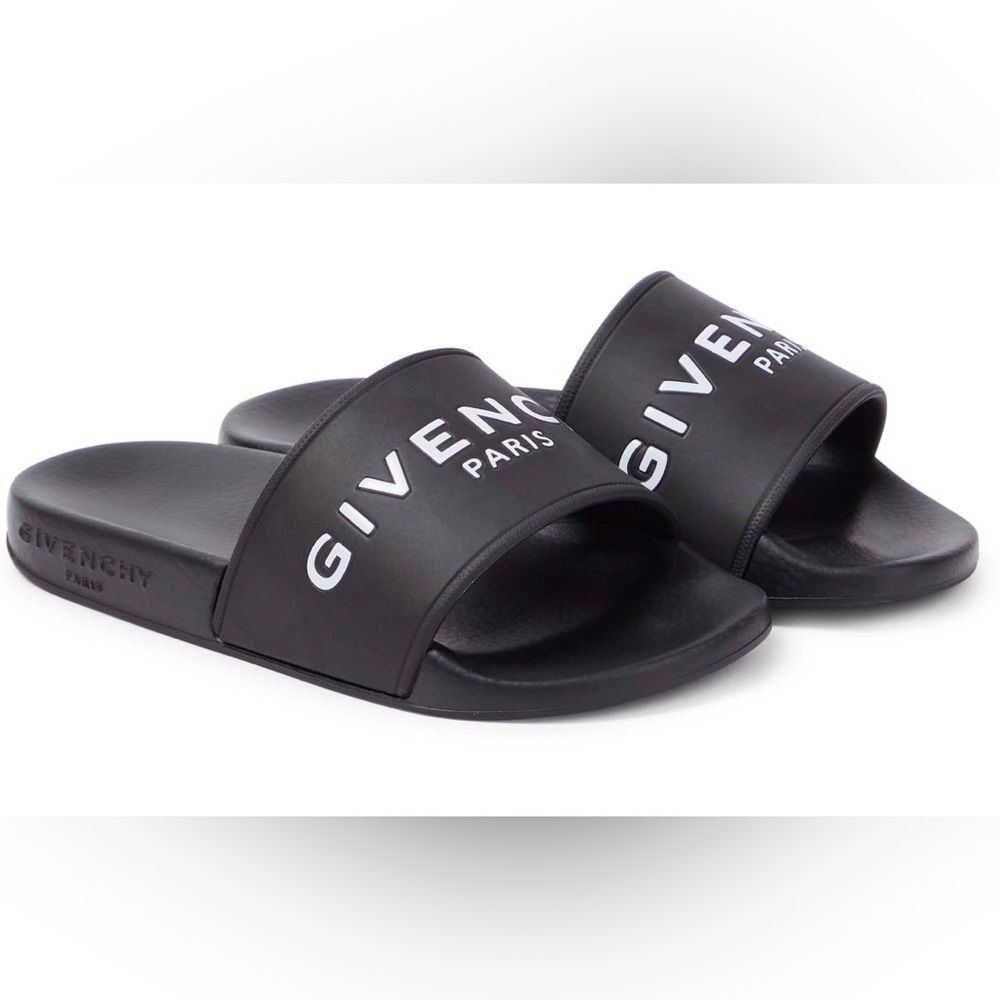 Givenchy Pool Slides, Brand New, Black, Size 38